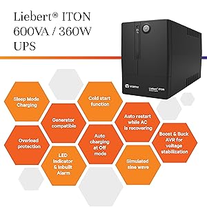 600 VA UPS specifications