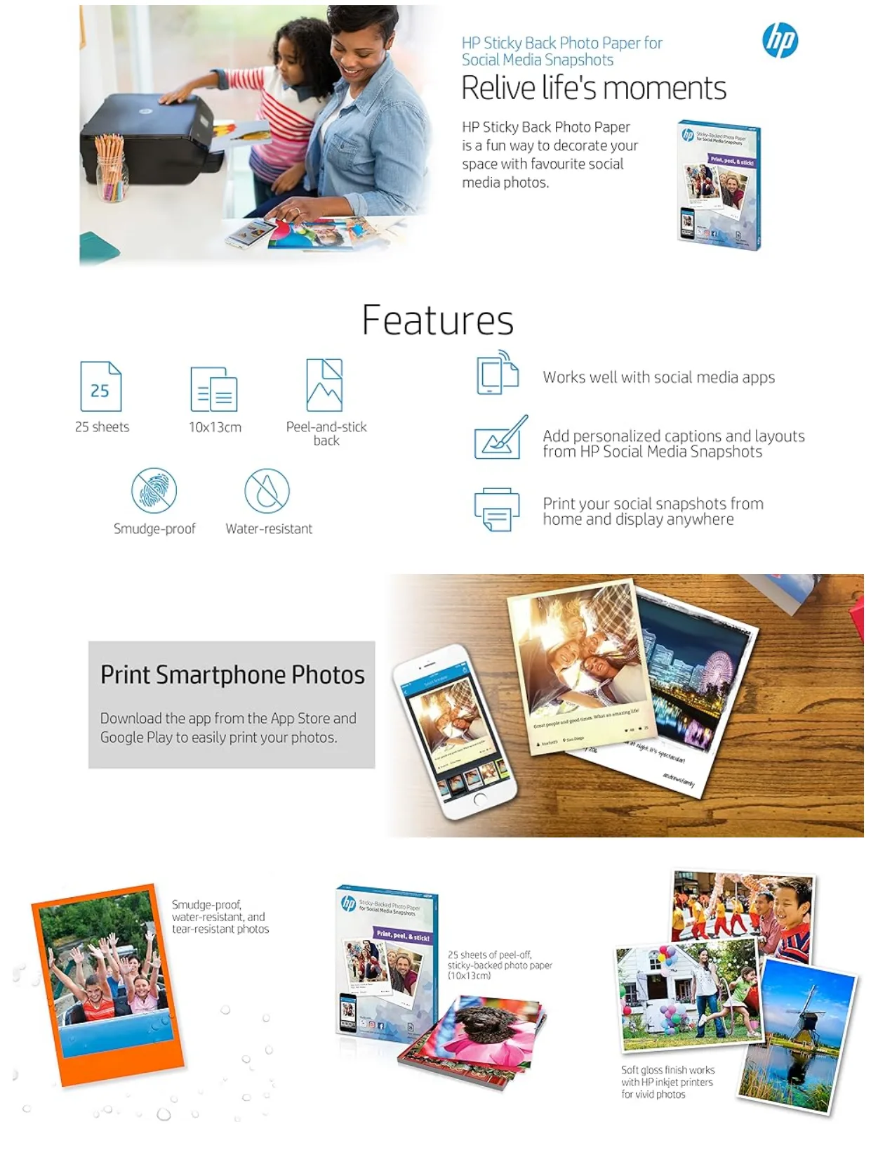 HP Social Media Snaps desc