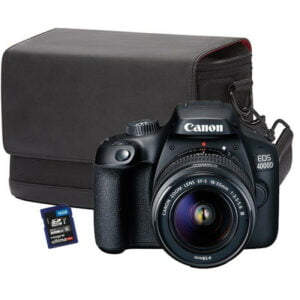 Canon Camera Kit DSLR EOS 4000D + EF-S18-55 F/3.5-5.6 III, Canon SB130 Bag, 16Gb SD Card
