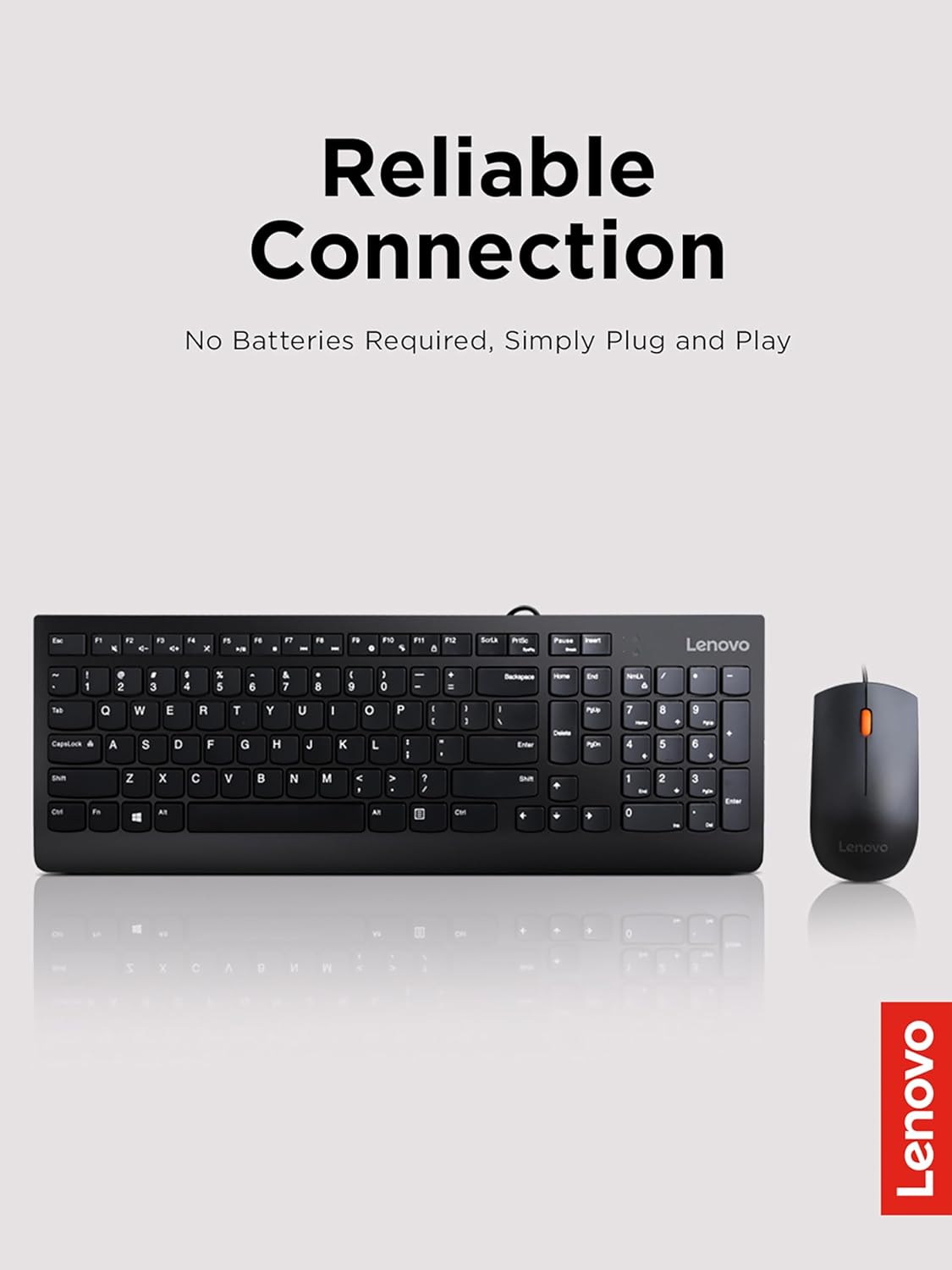 Lenovo 300 USB Combo Keyboard & Mouse - Image 3