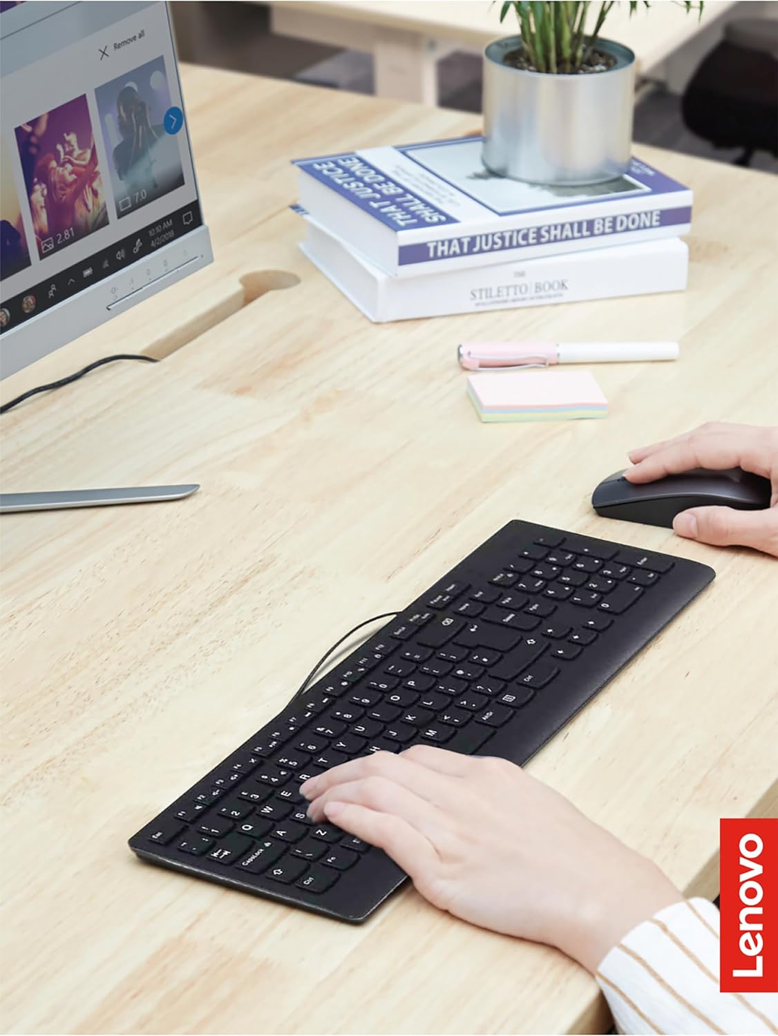Lenovo 300 USB Combo Keyboard & Mouse - Image 2