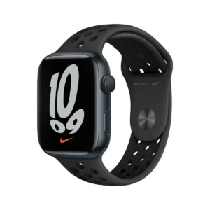 Apple Watch Nike Series 7 GPS 45mm Midnight Aluminium Case with Anthracite Black Nike Sport Band