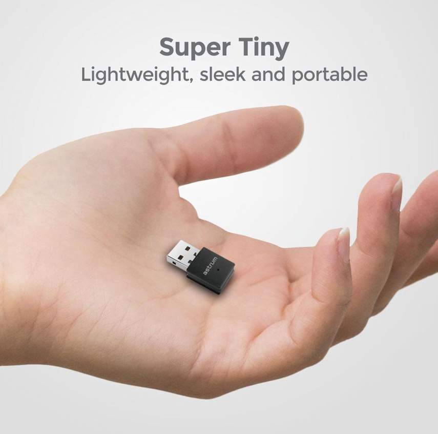 Astrum 300Mbps Nano Wi-fi Network Adapter for PC Laptop - NA300 - Image 4