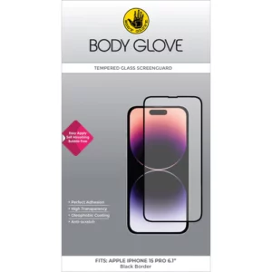 Body Glove Tempered Glass Screen Protector - Apple iPhone 15 Pro