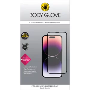 Body Glove Ultra Tempered Glass Screen Protector - Apple iPhone 15 Pro