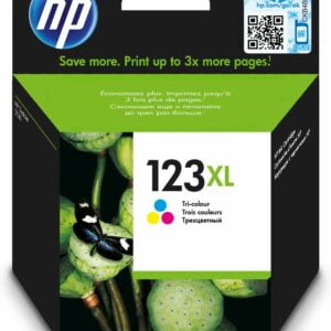 HP 123XL High Yield Tri-Colour Ink Cartridge
