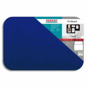 Parrot Adhesive Pin Board No Frame - 900 by 600mm - Blue