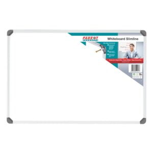 Parrot Slimline Non-Magnetic Whiteboard (600*450mm)