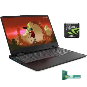 Lenovo IdeaPad Gaming 3 15ARH7 Notebook PC – Ryzen 5-7535HS | 15.6″ FHD | 16GB RAM | 512GB SSD | NVIDIA RTX 4050 6GB | Win 11 Home | Onyx Grey