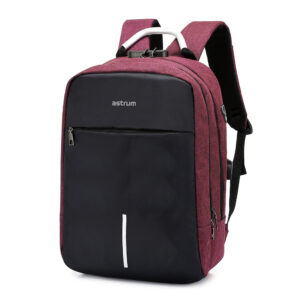 Astrum LB220 Oxford 300D 15-inch Notebook Backpack Red Black