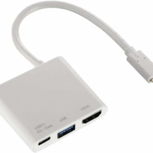 Hama 3-in-1 USB-C Adapter (1x USB-3.1, 1x USB-C, 1x HDMI